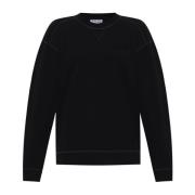 Sweatshirt met logo Ganni , Black , Dames