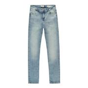 Straight Jeans Cars , Blue , Dames