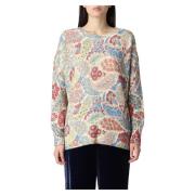 Trui met ronde hals Etro , Multicolor , Dames