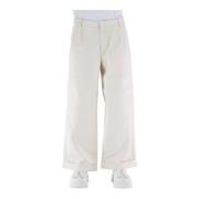 Wide Trousers Etro , White , Heren
