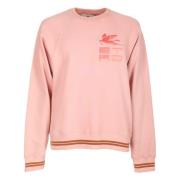 Regular Fit Sweatshirts voor alle klimaten Etro , Pink , Dames