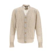 Cardigan Sweater Etro , Beige , Heren