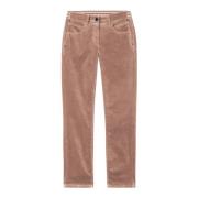 Slim-Fit Lichtgewicht Denim Broek Luisa Cerano , Pink , Dames