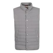 Stijlvolle WR Gewatteerde Vest voor Heren Brunello Cucinelli , Gray , ...