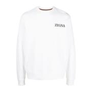 Sweatshirt Ermenegildo Zegna , White , Heren