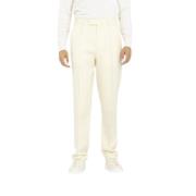 Wollen pantalon met rits en zakken Ermenegildo Zegna , Beige , Heren