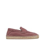 Valencia Suede Espadrilles Ermenegildo Zegna , Pink , Heren