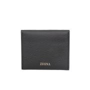 Opvouwbare Kaarthouder Zegna Ermenegildo Zegna , Black , Heren