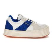 Luxe Leren Sneakers Palm Angels , Blue , Heren