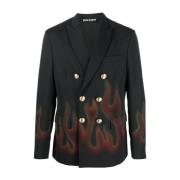 Zwarte Blazer van Wolmix voor Heren Palm Angels , Black , Heren