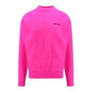 Luxe Wolmix Crew-Neck Sweater Palm Angels , Pink , Heren