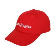 Streetwear Baseball Cap Palm Angels , Red , Heren