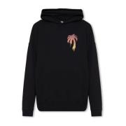 Bedrukte hoodie Palm Angels , Black , Heren