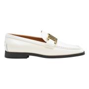 Yoghurt Mocasin Platte Rubberen Schoenen Tod's , White , Dames