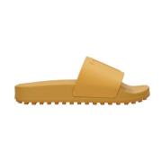 Donkergele Sandalen Tod's , Yellow , Heren