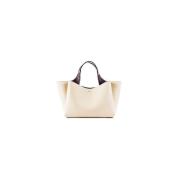 Beige Mini Leren Tas - Tijdloze Elegantie Tod's , Beige , Dames