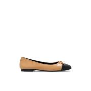 ‘Cap-Toe’ ballerina`s Tory Burch , Beige , Dames