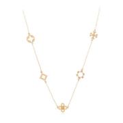 ‘Kira’ messing ketting Tory Burch , Yellow , Dames