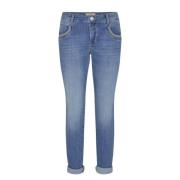 Naomi Dive Jeans MOS Mosh , Blue , Dames