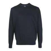 Blauwe Katoenen Crewneck Trui 23411575 Paul & Shark , Blue , Heren