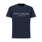 Trainings T-Shirts Paul & Shark , Blue , Heren