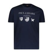 Korte mouw shirts Paul & Shark , Blue , Heren