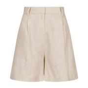 Casual Shorts Neo Noir , Beige , Dames