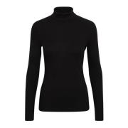 Zwarte Rollneck LS Top - Dagnaiw Model InWear , Black , Dames