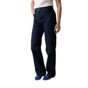 Hoge Taille Rechte Jeans Filippa K , Blue , Dames