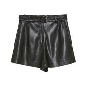 Essential Slim Shorts voor vrouwen Patrizia Pepe , Black , Dames