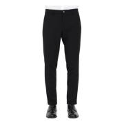 Enkellange broek met Franse en dubbele paspelzakken Patrizia Pepe , Bl...