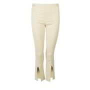 Slim Fit Chinese Broeken Patrizia Pepe , Yellow , Dames