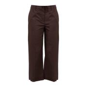 Stijlvolle Patrizia Pepe Straight Broek Patrizia Pepe , Brown , Dames