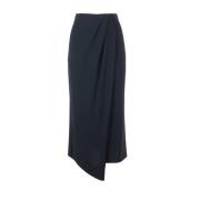 Zwarte Rok Regular Fit Patrizia Pepe , Black , Dames