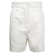 Casual Shorts Sportmax , White , Dames