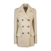 Coats Sportmax , Beige , Dames