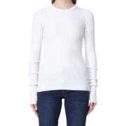 Stijlvolle Sweaters voor Sport Sportmax , White , Dames