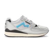 Sneakers van mesh en zilver met blauwe en roze details Karhu , Gray , ...