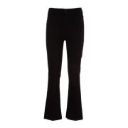 Flared Jeans Mother , Black , Dames