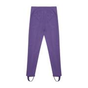 Paarse Viscose Jodpurs Stijl Broek Lardini , Purple , Dames