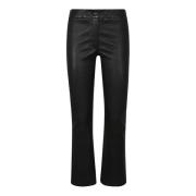 Leather Trousers Arma , Black , Dames