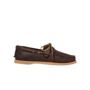 Jude Nubuck Loafers - Handgemaakte Italiaanse Schoenen Scarosso , Brow...