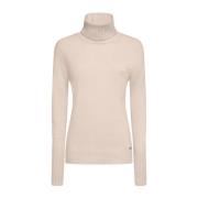 Kasjmier Coltrui Trui Kiton , Beige , Dames