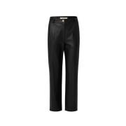 Andie Leren Broek - Stijlvolle en veelzijdige broek Busnel , Black , D...