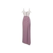 Lange jurk Elisabetta Franchi , Purple , Dames