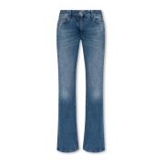 Uitlopende jeans Off White , Blue , Dames