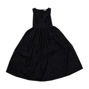 Black Long Embellished Dress Princess Style Lardini , Black , Dames