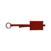 Prachtige CNC Logo Sleutelhanger Costume National , Red , Heren