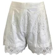 Pre-owned Cotton bottoms Simone Rocha Pre-owned , White , Dames