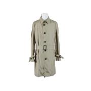 Pre-owned Nylon outerwear Burberry Vintage , Beige , Heren